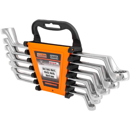 Richmann zestaw kluczy oczkowych odgiętych 6-17mm 6 elementów C6805