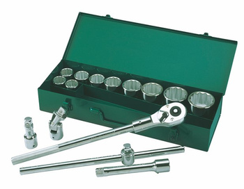 Sata zestaw 15 kluczy nasadowych 3/4" metrycznych ST09015SJ