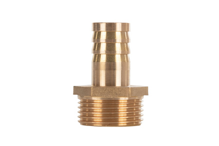 GEKO Nypel mosiężny na wąż 19mm – gwint zew. 1" G70171