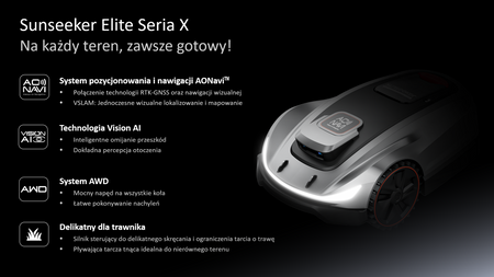 Cedrus robot koszący by Sunseeker C-MOW-X5