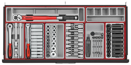 Tengtools Wózek narzędziowy 1004 elementy TCMM1004NBK1