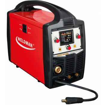 Weldman półautomat Power MIG 210 LCD Synergia MIG/MAG/MMA/TIG DC 4x4 104722