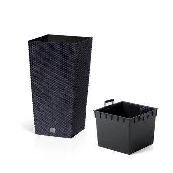 PROSPERPLAST Doniczka  RATO SQUARE UMBRA DRTS325-440U