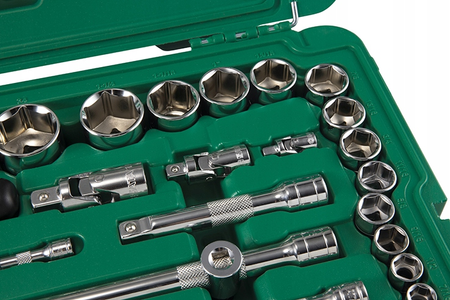 SATA zestaw Kluczy nasadowych 150 elementów 1/4" 3/8" 1/2"  ST09510SJ