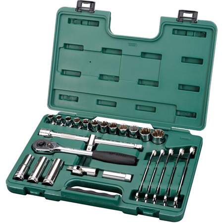 Sata zestaw kluczy nasadowych 1/2" 25 elementów ST09506SJ