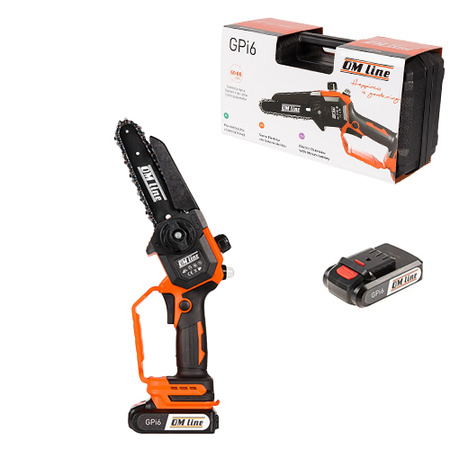 Oleo-Mac pilarka przecinak akumulatorowy z dodatkowym akumulatorem GPi 6 2x1,5Ah 21V 300W