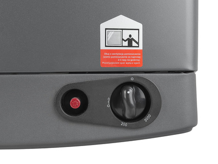 Geko piecyk gazowy w zestawie z reduktorem i wężem G80436