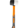 RICHMANN MŁOTEK GUM.60 FIBERGLASS BIAŁO-CZARNY C2606