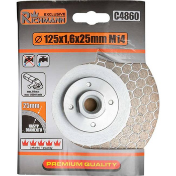 Richmann tarcza diamentowa do cięcia i szlifowania M14 125x1 C4860