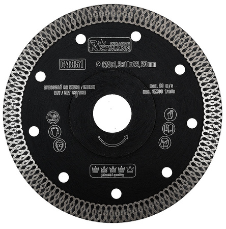 RICHMANN TARCZA DIAMENTOWA 125X1,3MM CIENKA C4851