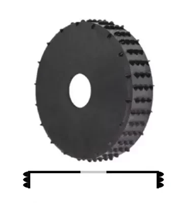 Tarnik frez na szlifierkę kątową 90mm T-38 #6