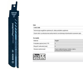 BOSCH BRZESZCZOT S955CHM 150MM/6"