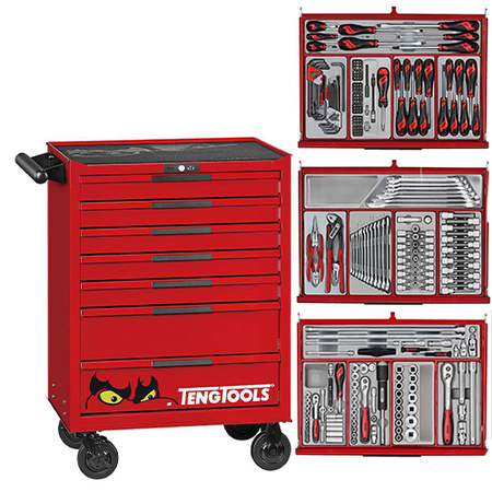 Wózek narzędziowy TKW26R282TC PRO35TM wraz z zestawem narzędzi 282 elementy