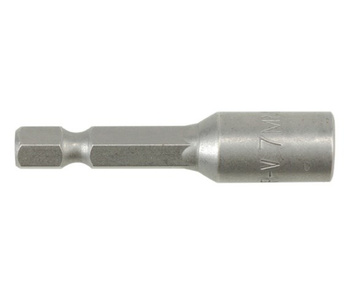 YATO KOŃCÓWKA Z NASADKĄ  7mm MAGNETYCZNA, BLISTER  1512