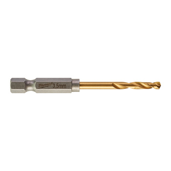 MILWAUKEE WIERTŁO DO METALU HEX HSS-G TIN FI 3,5MM