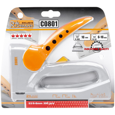 Richmann zszywacz 6-16mm aluminiowy Exclusive C0801