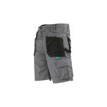 Stalco spodnie robocze szorty Basic Line szare spodenki
