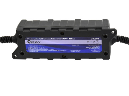 GEKO PROSTOWNIK ELEKTRONICZNY 6V/12V 4-120Ah G80008