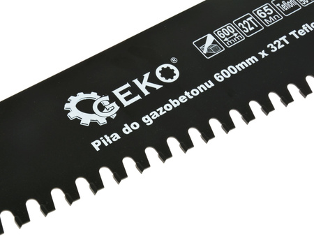 GEKO PIŁA DO GAZOBETONU 600MM 32/32T TEFLON 65MN