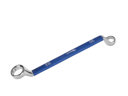 GEKO Klucze oczkowe odgięciem i gumowanym uchwytem 6-32mm 12 elementów G11545