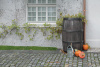 Zbiornik na deszczówkę Burgund-Umbra beczka 500L RBU500-440U