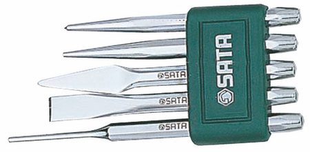 Sata zestaw 5 elementów - punktaki dłuta wybijak ST09161SJ