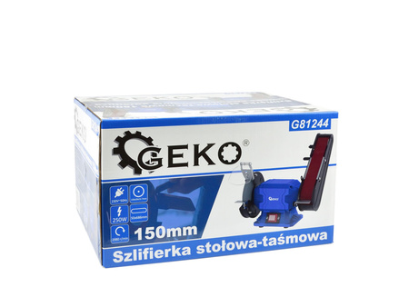 GEKO SZLIFIERKA STOŁOWO-TAŚMOWA 150mm G81244