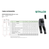 Stalco spodnie robocze Basic Line szare