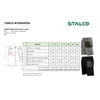 Stalco spodnie robocze szorty Basic Line czarne spodenki