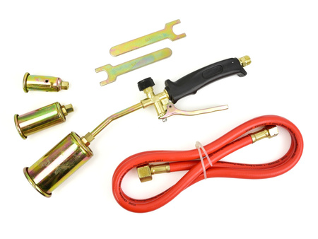 Dekarski palnik gazowy z trzema końcówkami 25/35/50mm G20001