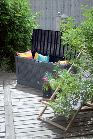 Prosperplast Skrzynia ogrodowa BOXE RATO antracy 310 MBR310-S433