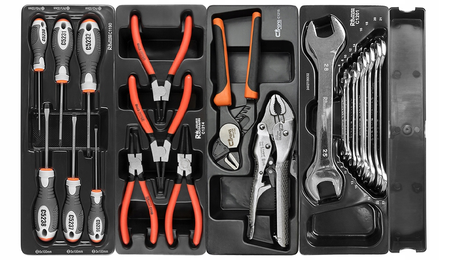 Richmann wózek warsztatowy z wyposażeniem - szeroki 268 elementów C1313