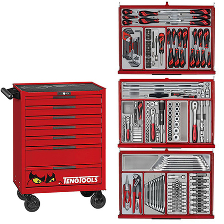 Wózek narzędziowy TKW26R282TC PRO35TM wraz z zestawem narzędzi 282 elementy