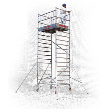 Faraone wieża jezdna Top System 135 X 180 CM 7,4M D1-64