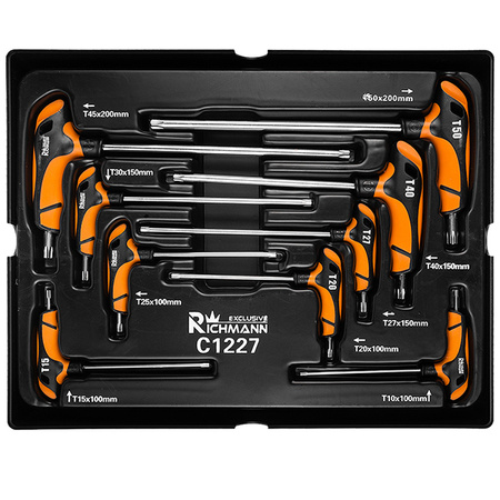 Wózek warsztatowy z nadstawką Richmann + wyposażenie 506 elementów C1277