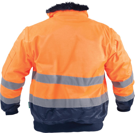 Stalco kurtka robocza pilotka odblaskowa multifunkcyjna 3w1 Pilot Hi-Vis Pomarańczowa