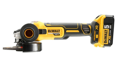 DeWalt szlifierka kątowa z 3 akumulatorami 18V DCG405P3 3x5,0Ah DCG405P3