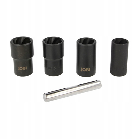 Zestaw nasadek do urwanych śrub 4 elementy Jobi Extra X2024