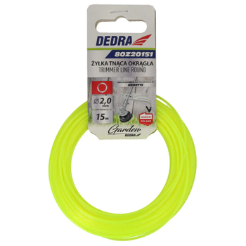 DEDRA ŻYŁKA TNĄCA OKRĄGŁA 2,0mm 15m 80Z20151