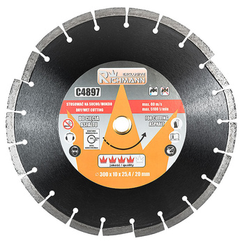 Richmann tarcza diamentowa do asfaltu 300x25,4/20 C4897