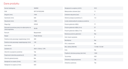 Airpress sprężarka tłokowa HK 1000-500 K30/500 FT
