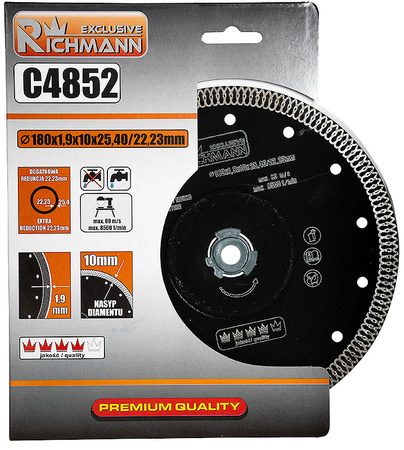 Richmann tarcza diamentowa cienka 180x1.9mm C4852