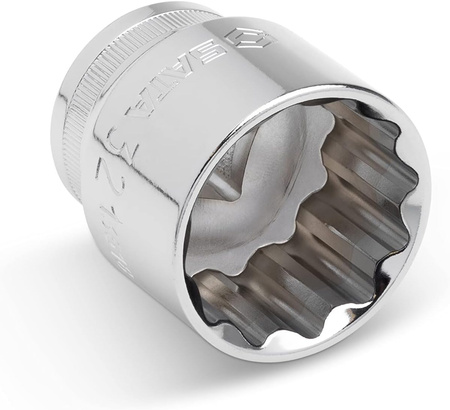 SATA zestaw 25 kluczy nasadowych 1/2" w metalowej kasetce z grzechotką