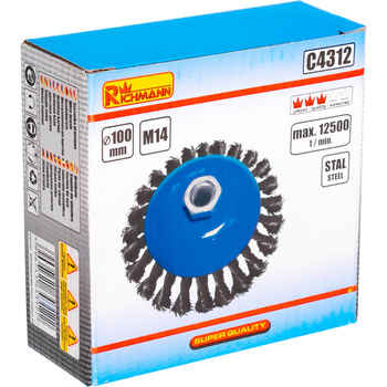 RICHMANN SZCZOTKA DRUCIANA STOŻK. DRUT SKRĘC. 100 C4312