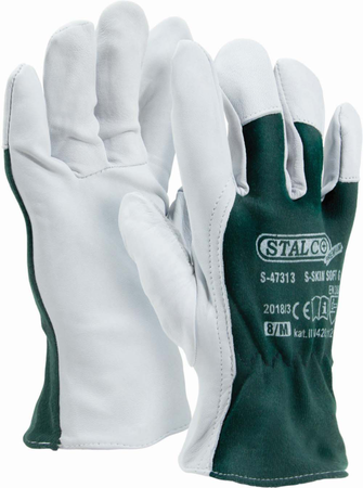 STALCO RĘKAWICE KOZIA SKÓRA S-SKIN SOFT PREMIUM