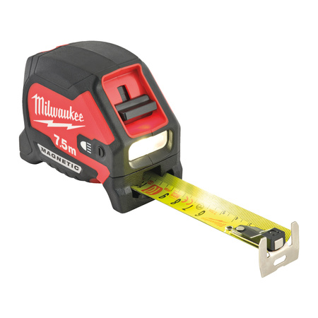 MILWAUKEE miara zwijana magnetyczna LED 7,5 m