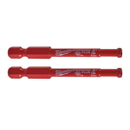 MILWAUKEE WIERTŁO DIAMENTOWE DIAMOND PLUS 5MM 2SZT
