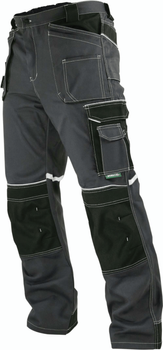 Stalco spodnie robocze do pasa Szaro-Czarne ALLROUND Line
