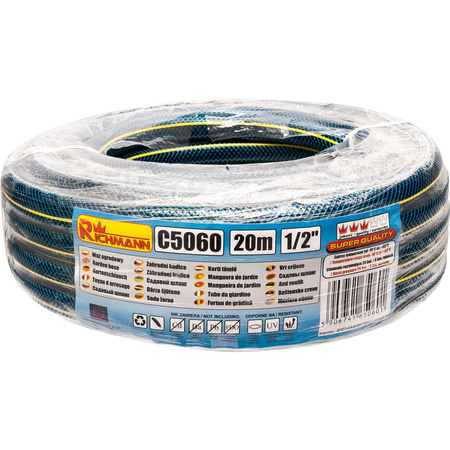 RICHMANN WĄŻ OGRODOWY BLUE NIEBIESKI 1/2" 20M C5060