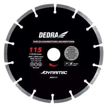 DEDRA TARCZA SEGMENTOWA 150MM/22,.2MM DYNAMIC
